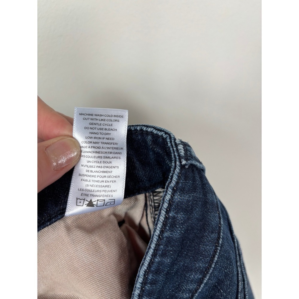 Rag & Bone Dylan Low Rise Boyfriend Jeans Ella Dark Wash Size 27 - Picture 4 of 10